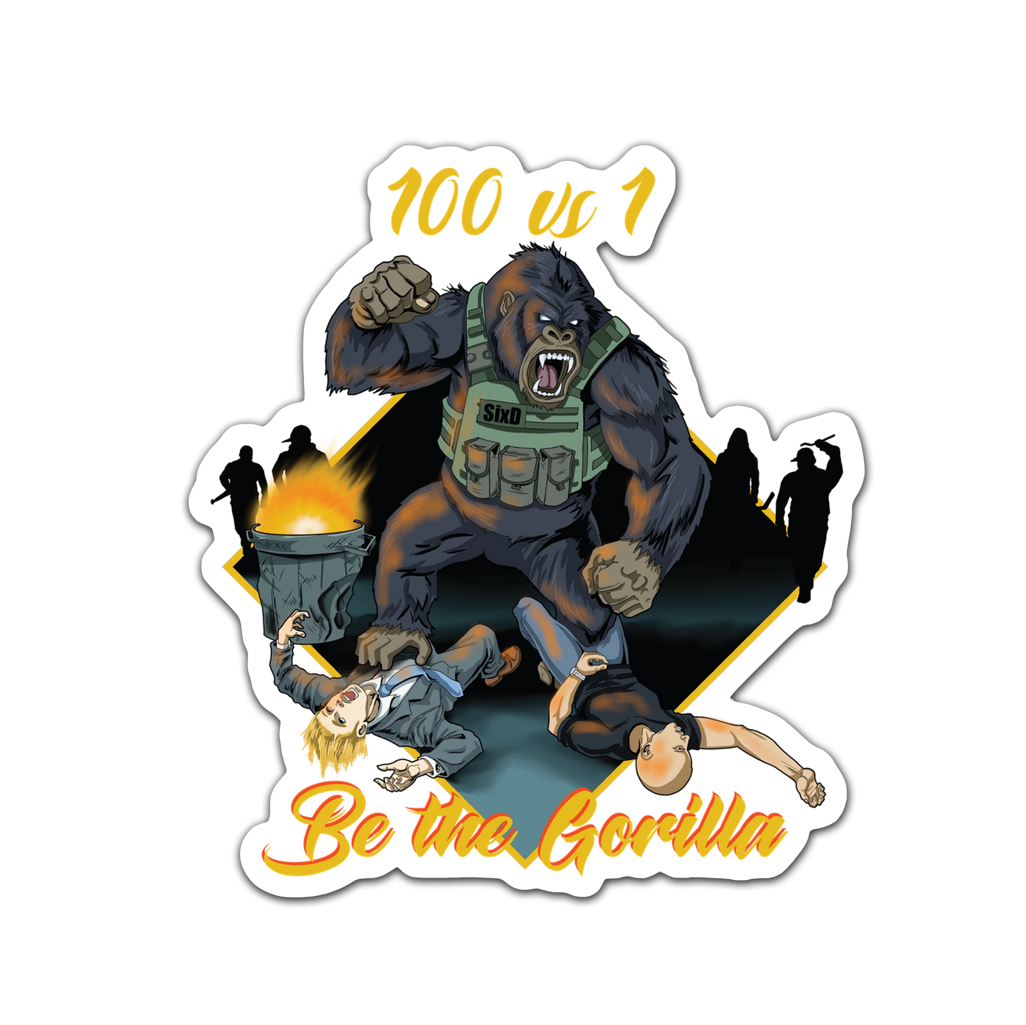 100 v 1 Sticker