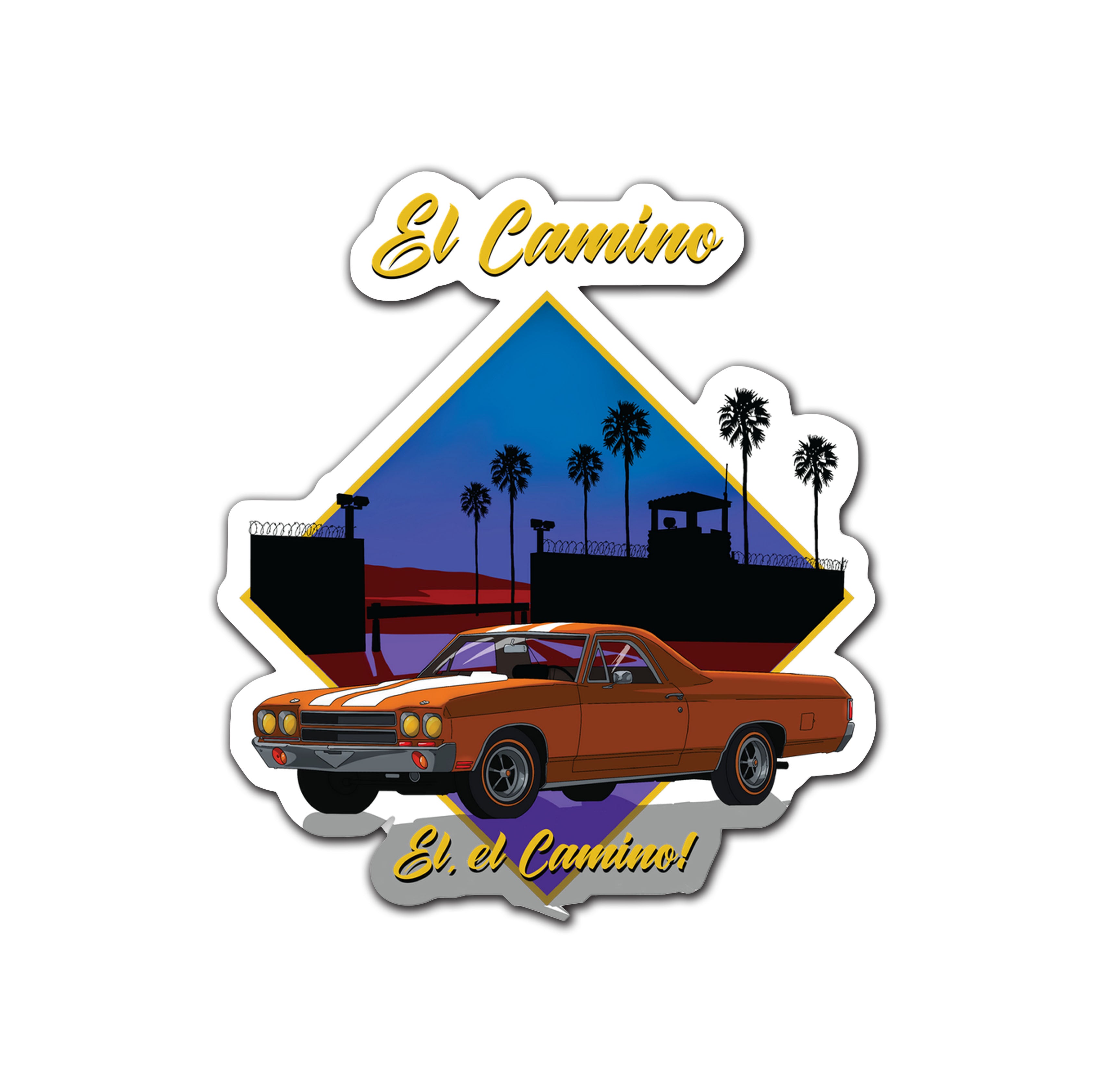 El Camino Sticker