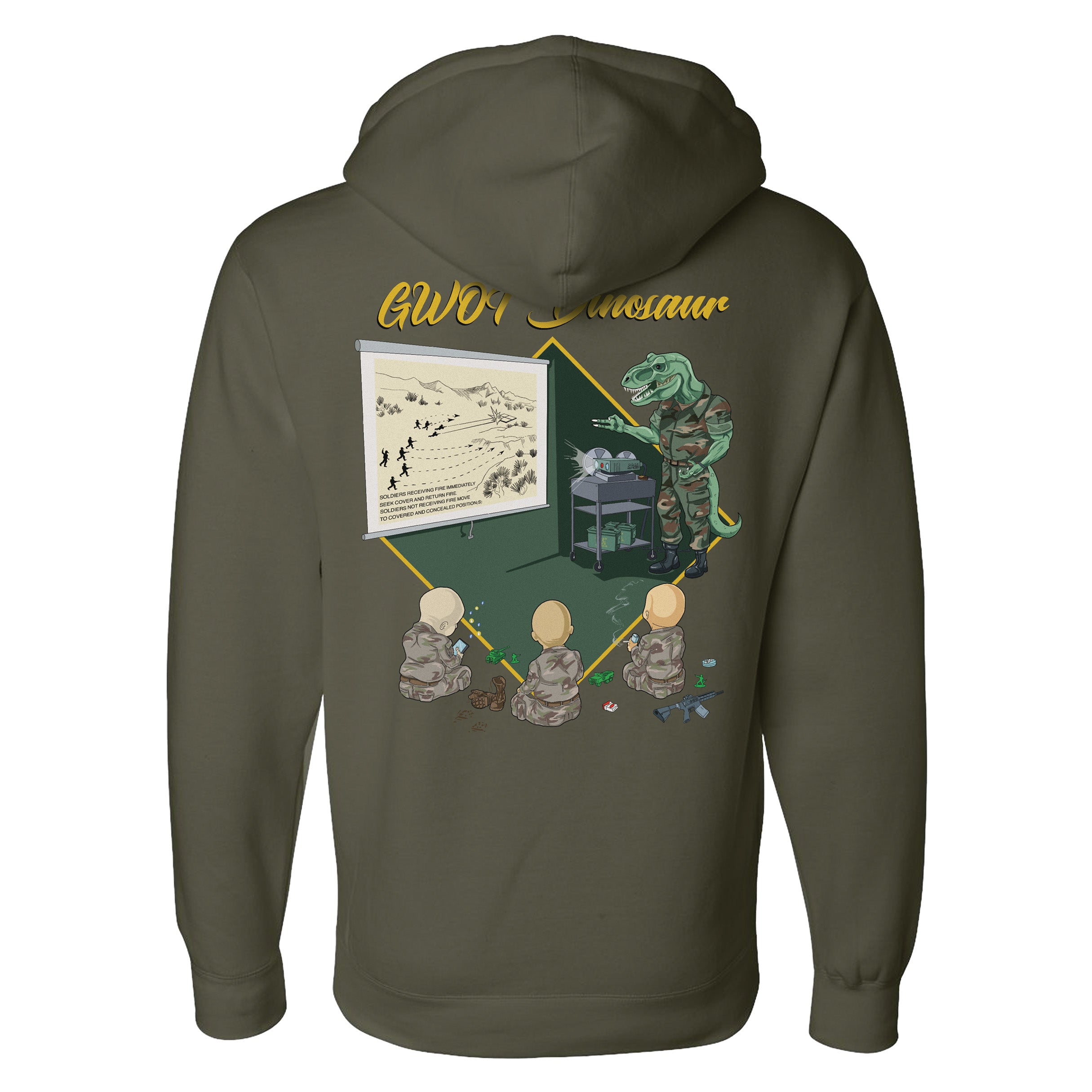 GWOT Dinosaur Hoodie