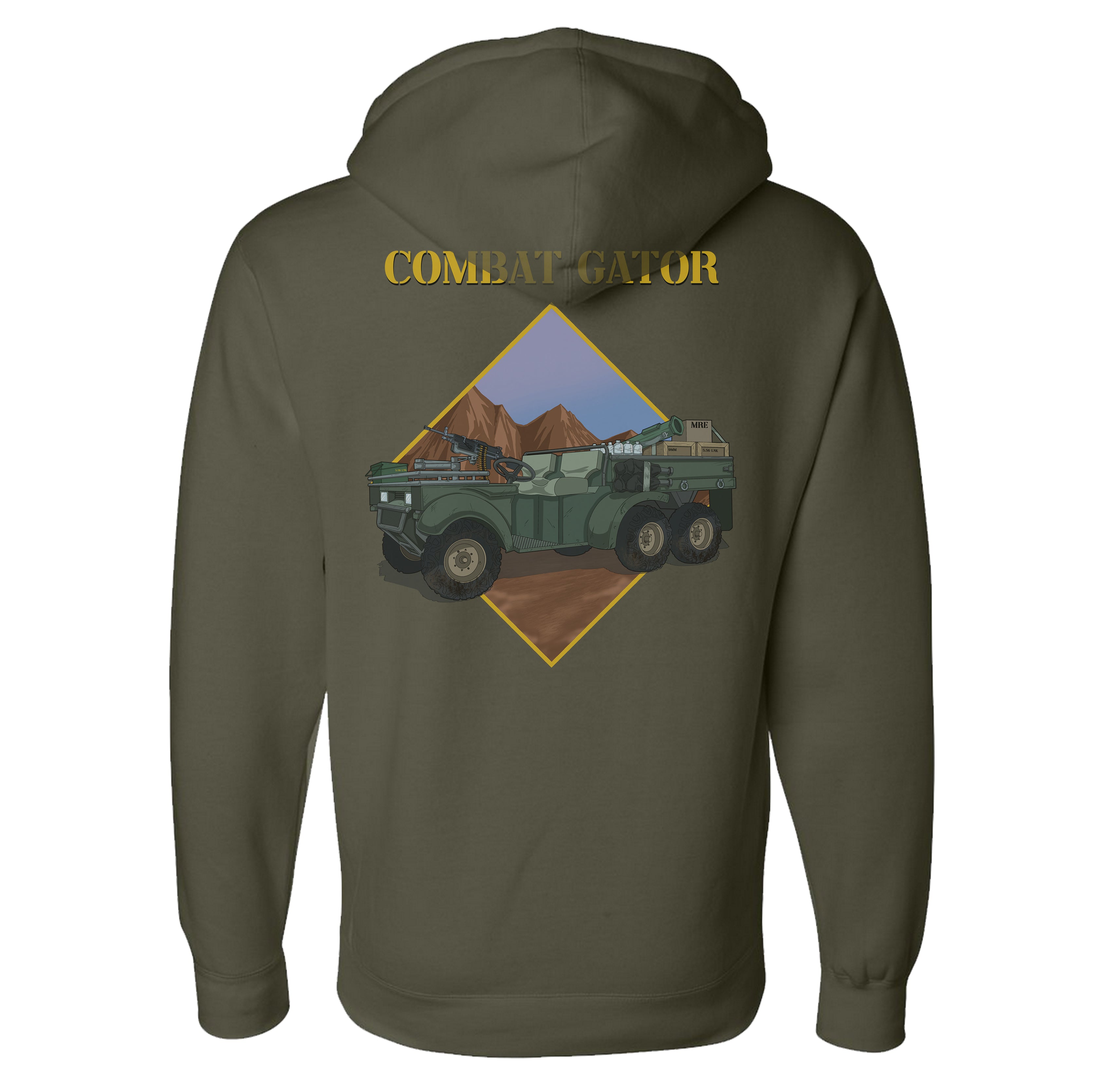 Combat Gator Hoodie