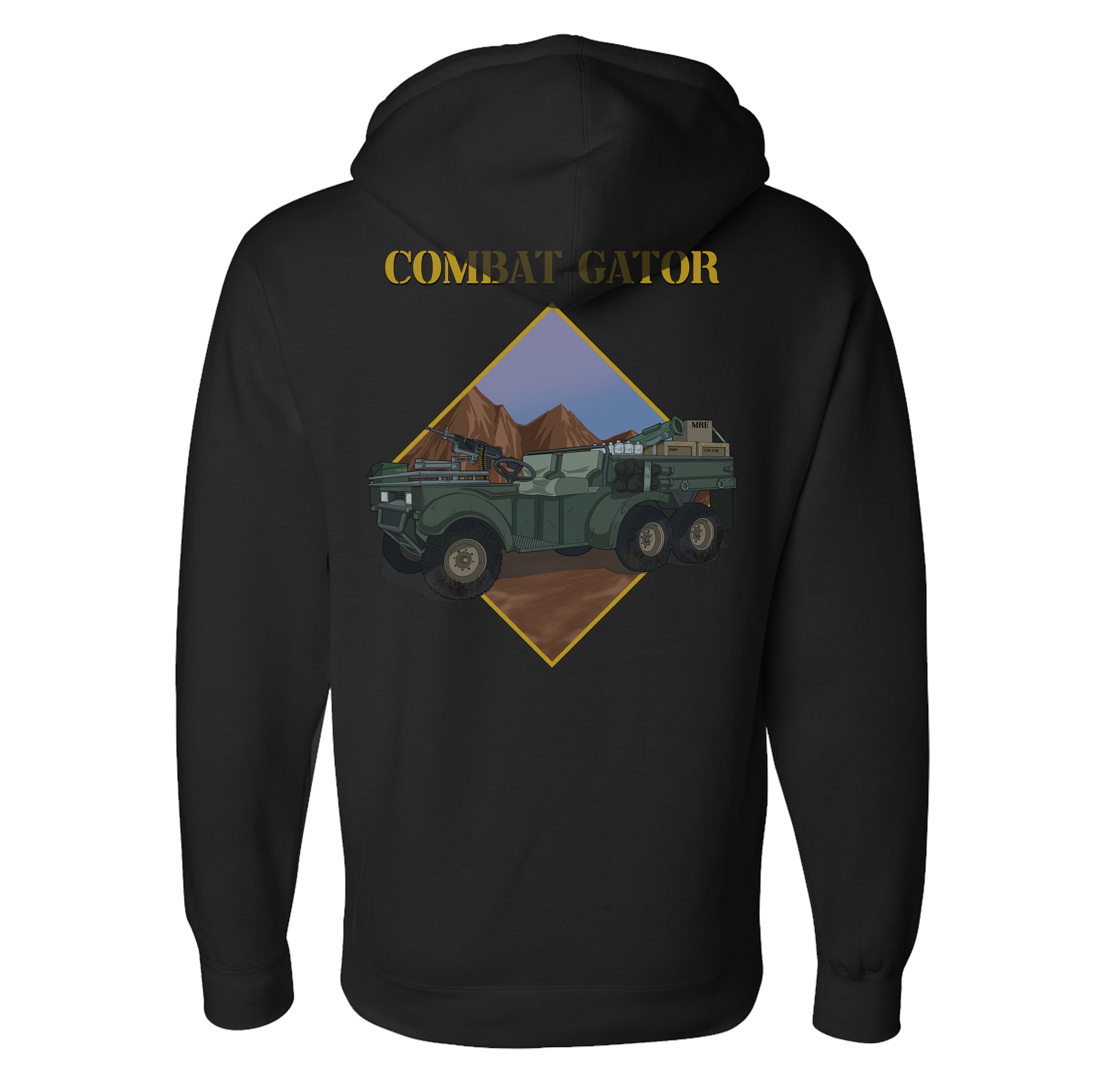 Combat Gator Hoodie