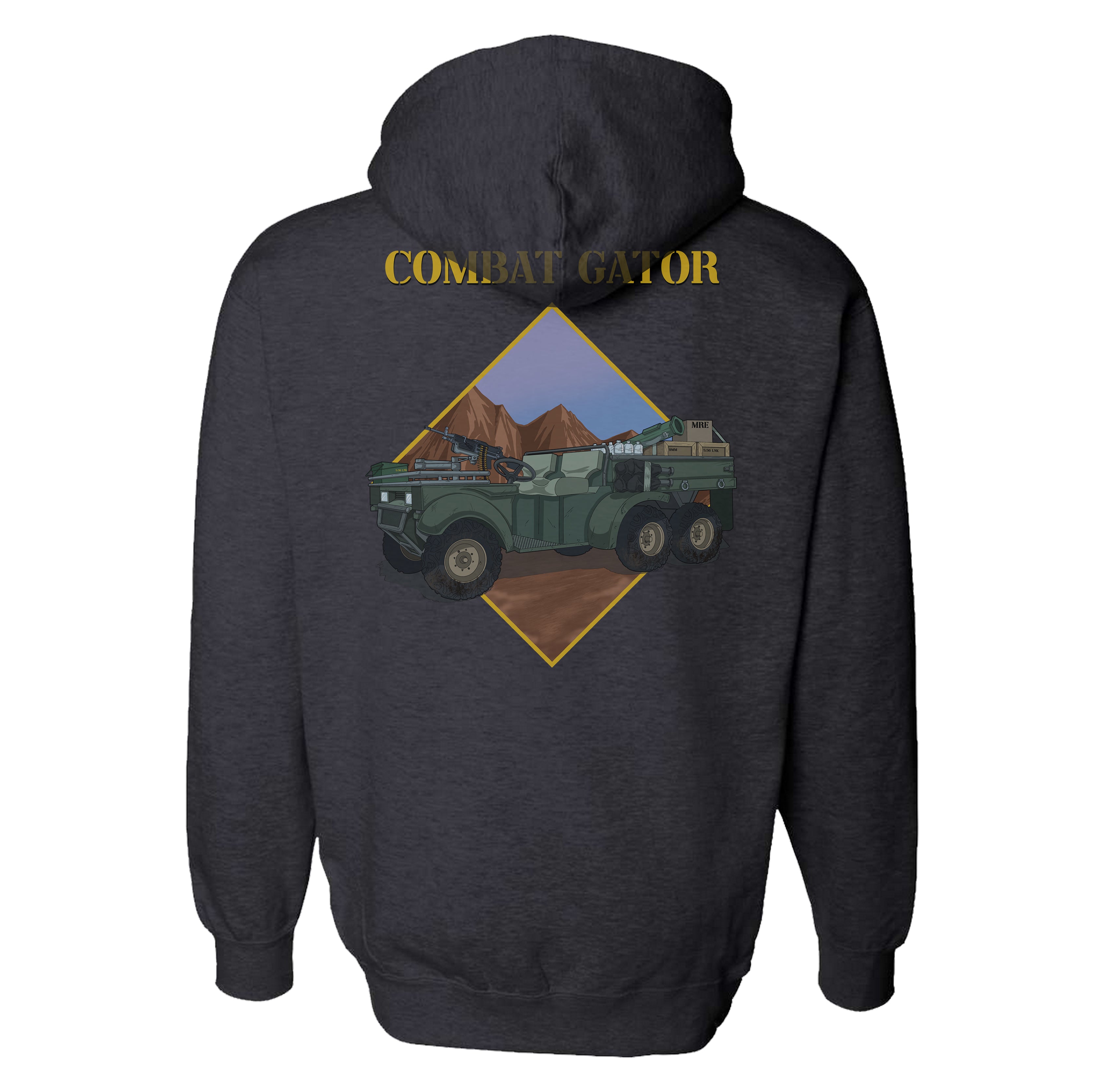 Combat Gator Hoodie