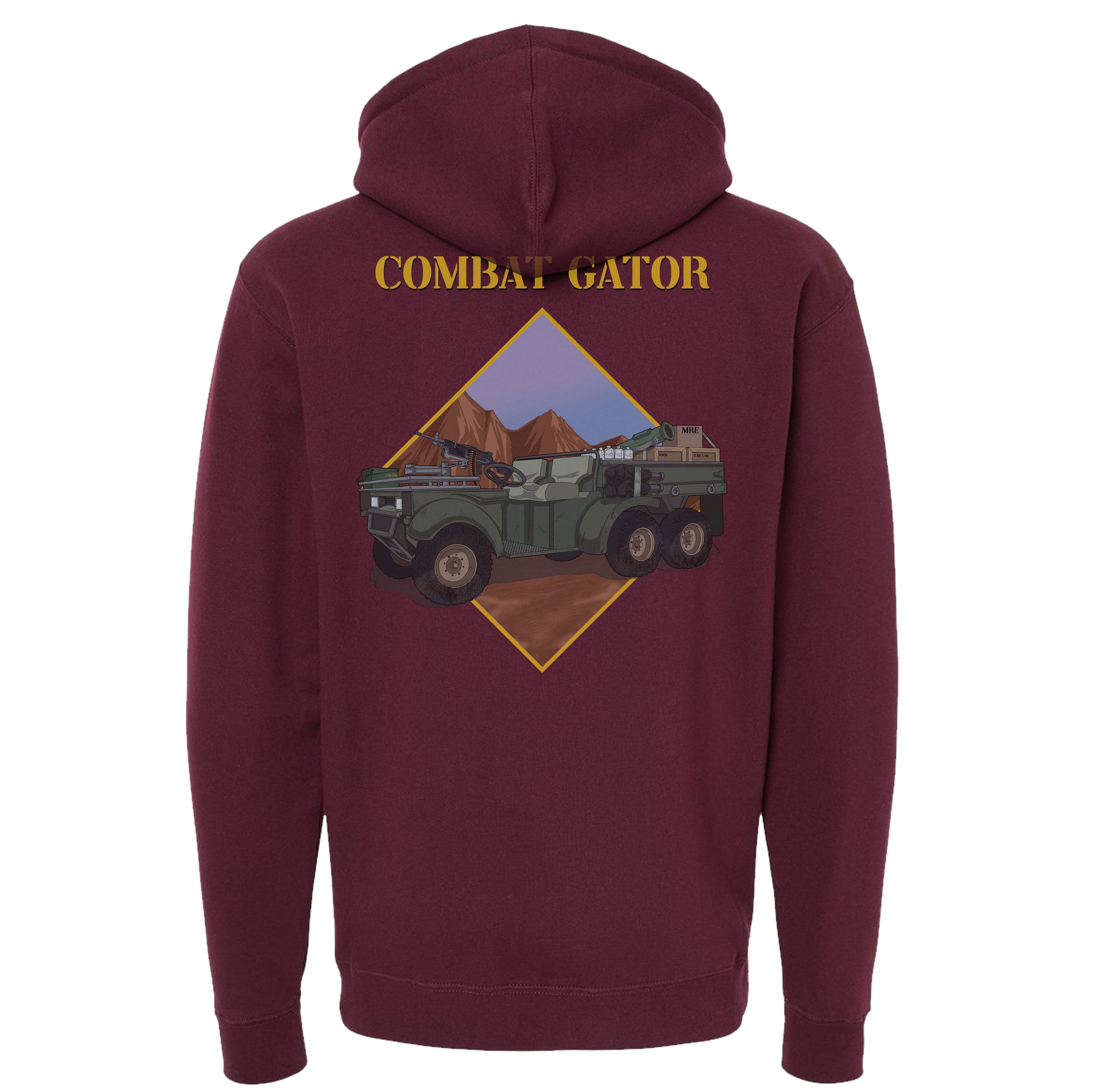 Combat Gator Hoodie