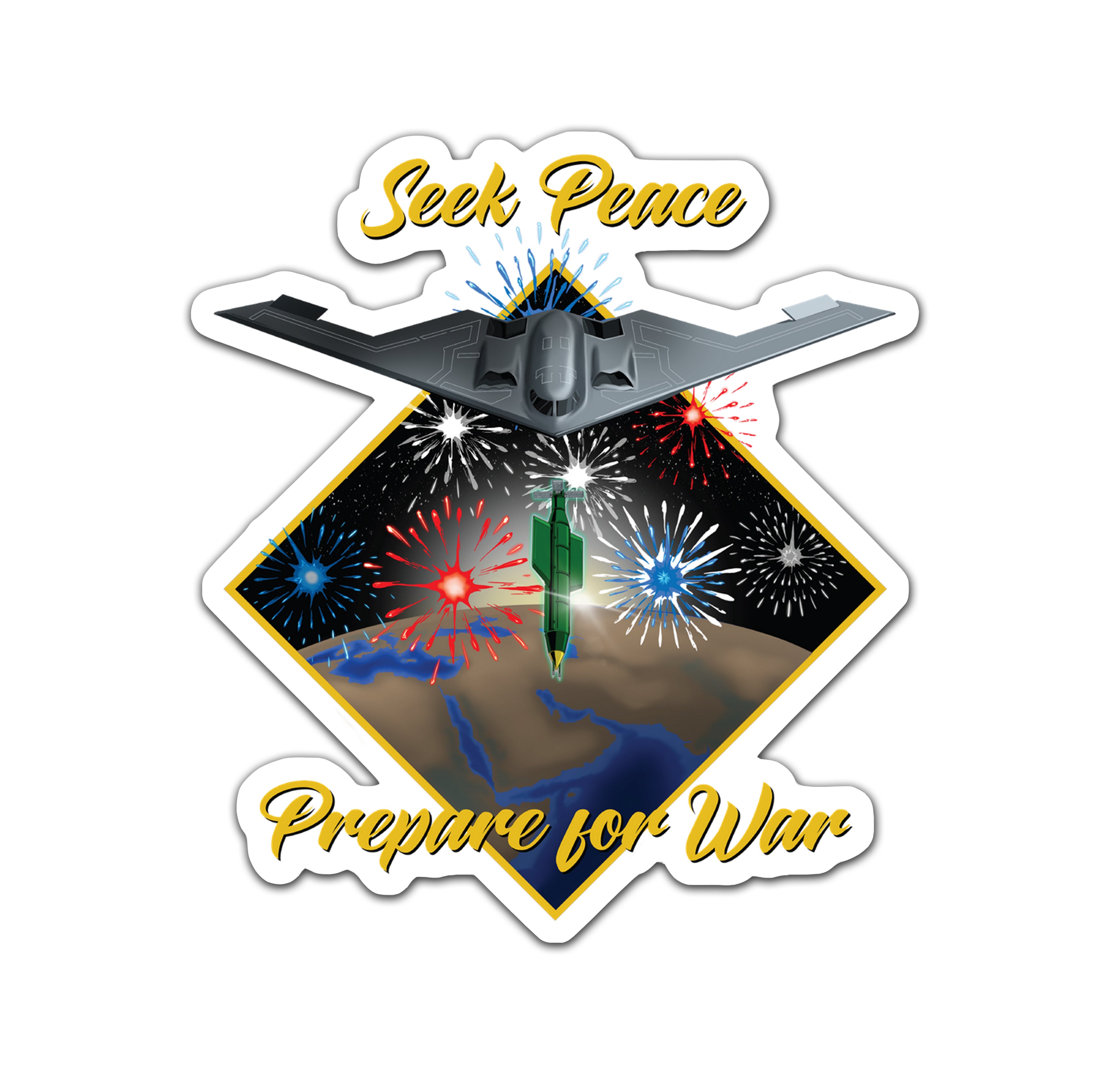 Seek Peace Sticker