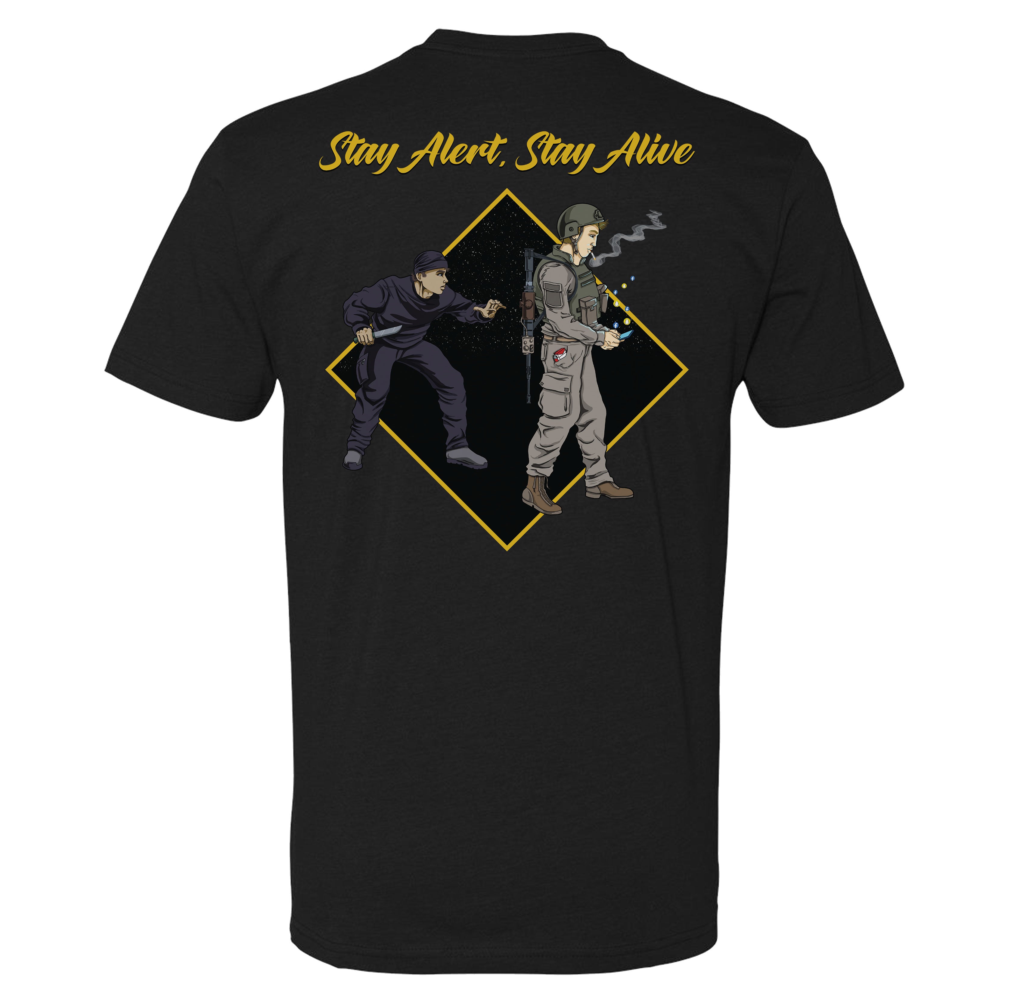 Stay Alive Stay Alert Tee
