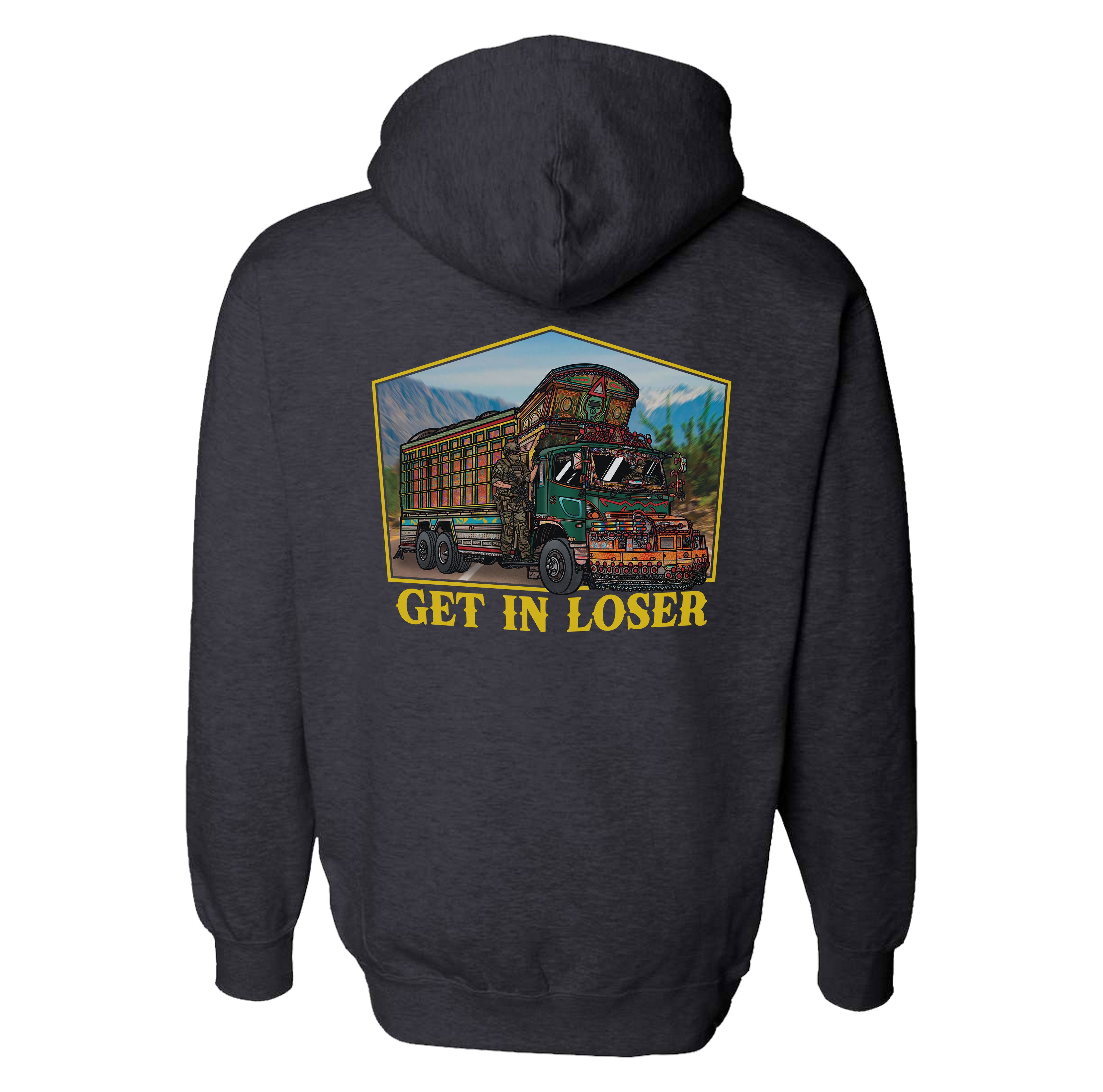 Jingle Truck Yellow Hoodie