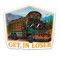 Jingle Truck Orange Sticker