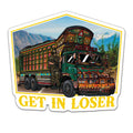 Jingle Truck Yellow Sticker
