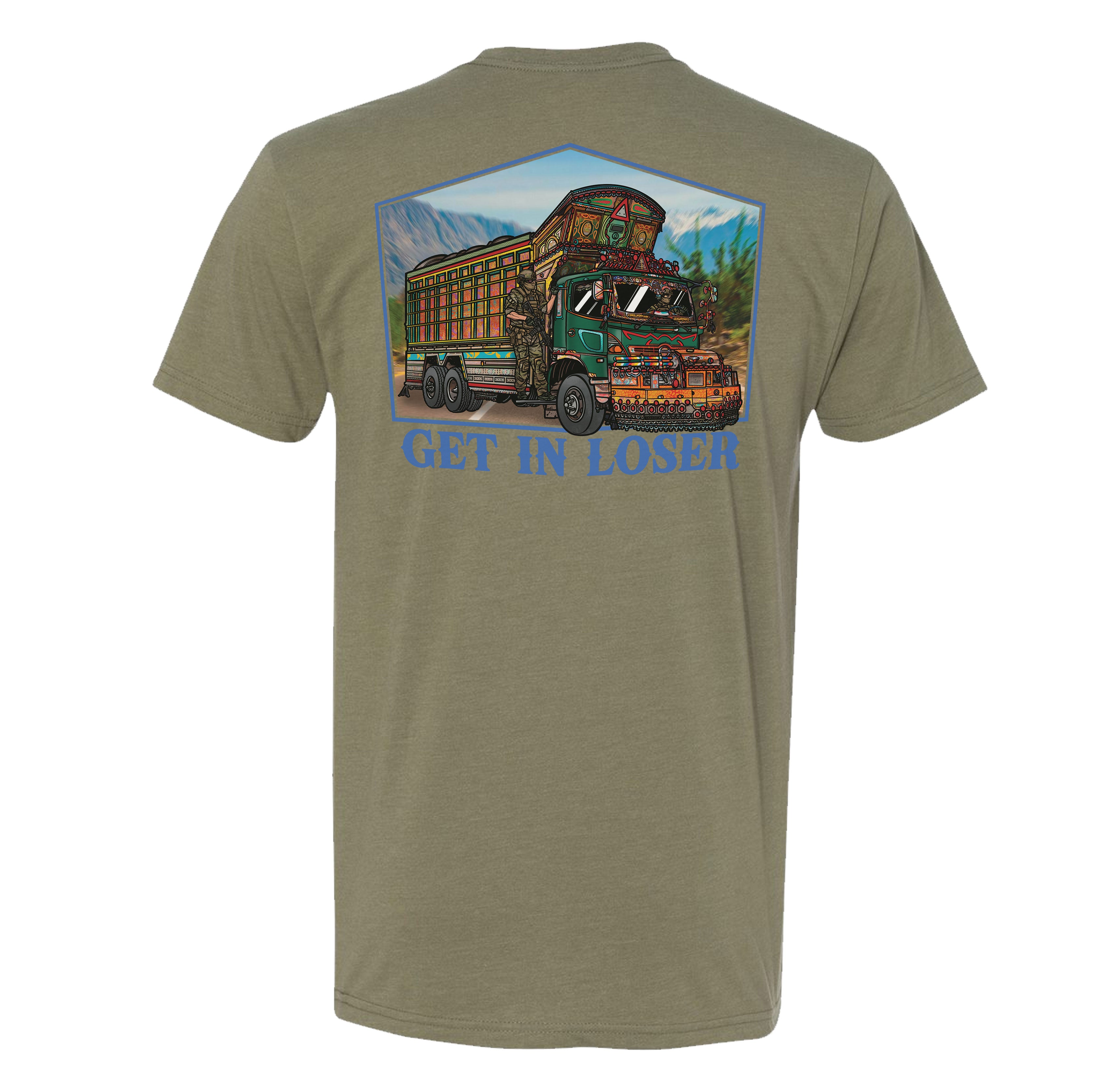 Jingle Truck Blue Tee