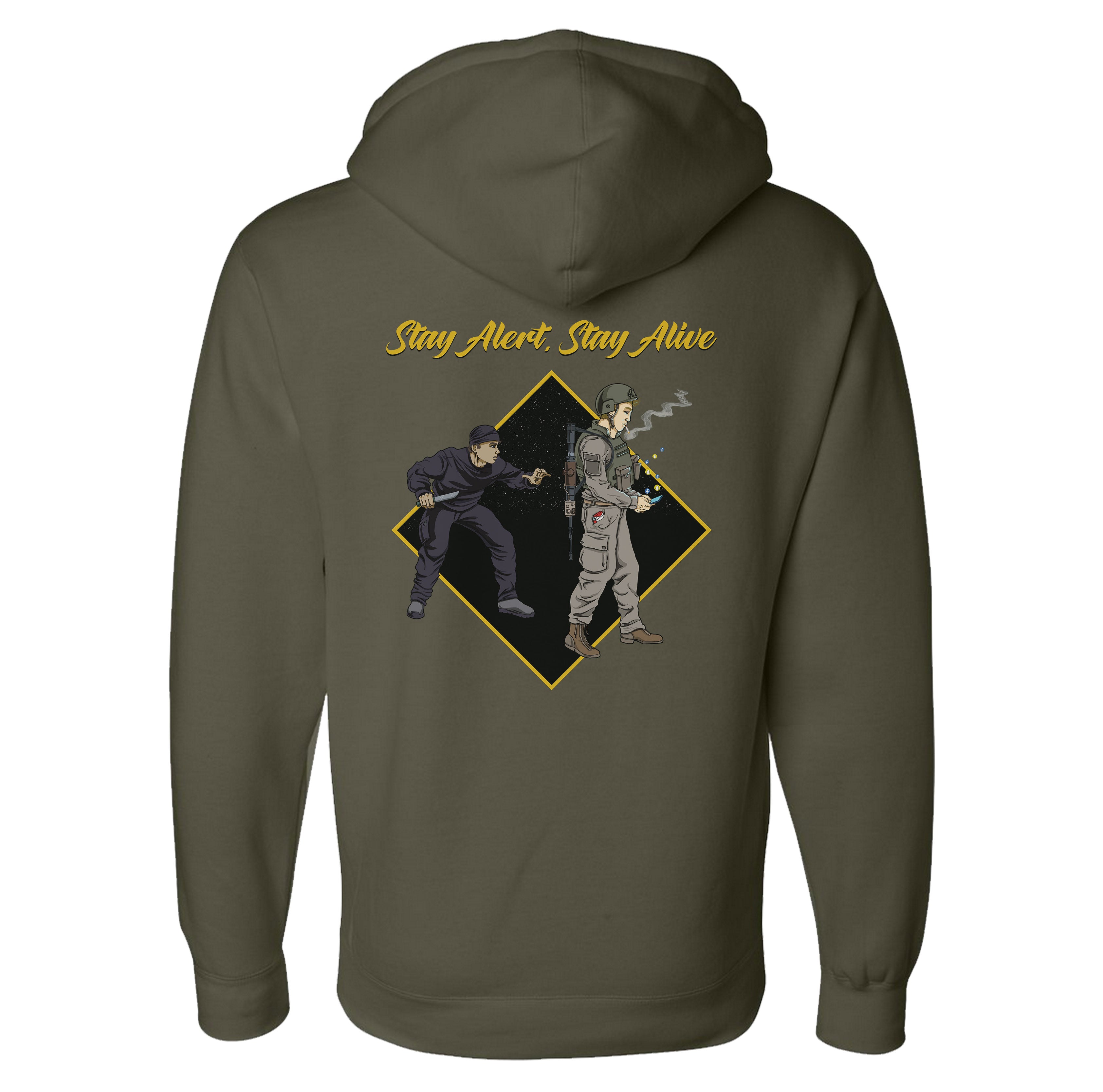 Stay Alert Stay Alive Hoodie