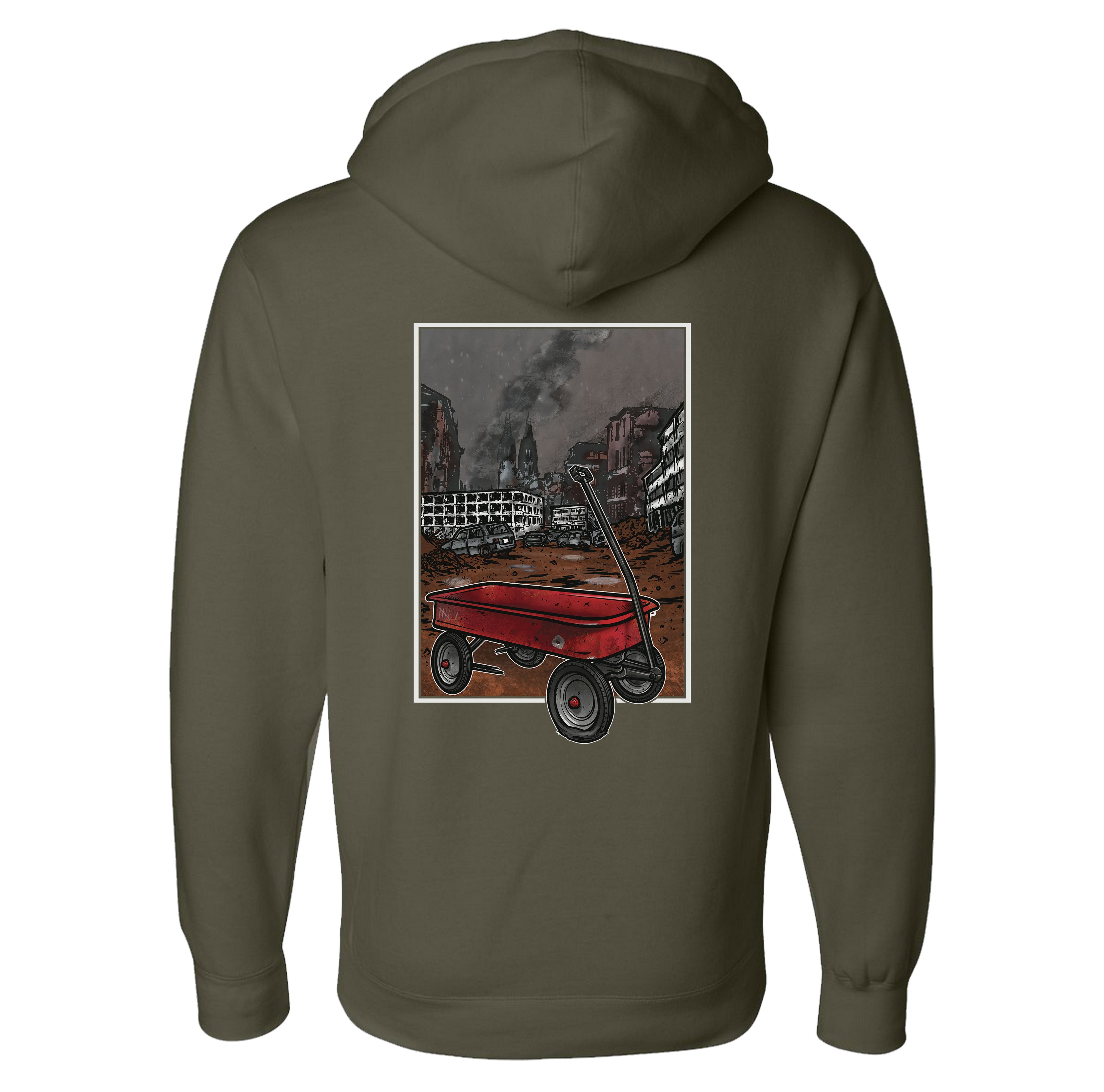 Little Red Wagon Hoodie
