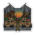Baghdad Pinks Sticker