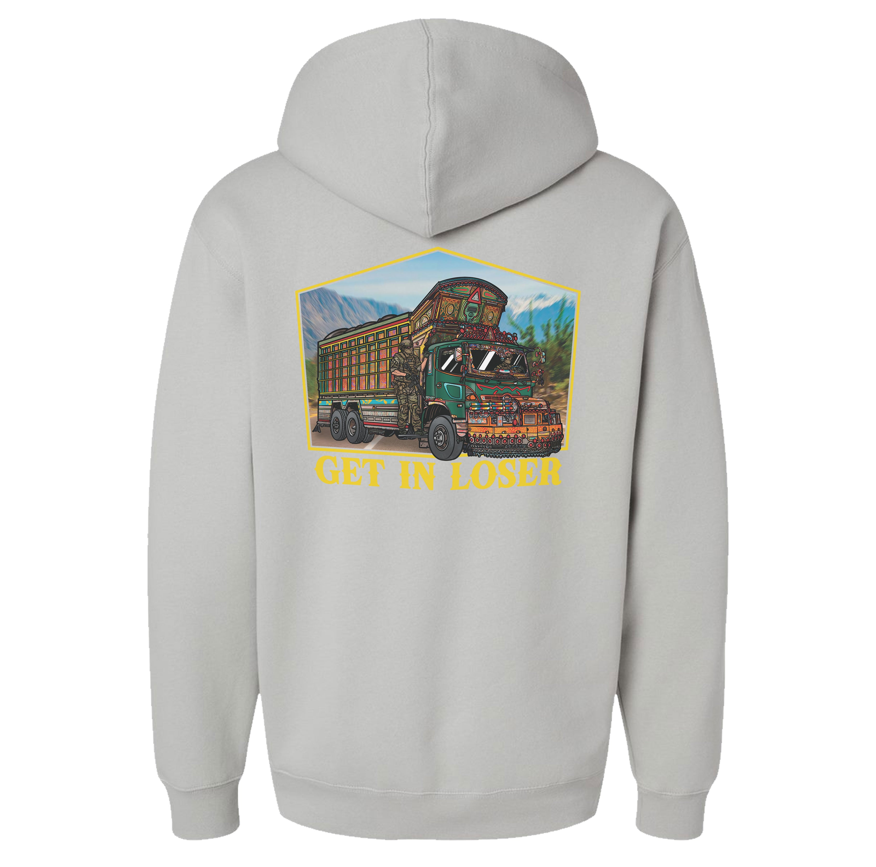 Jingle Truck Yellow Hoodie