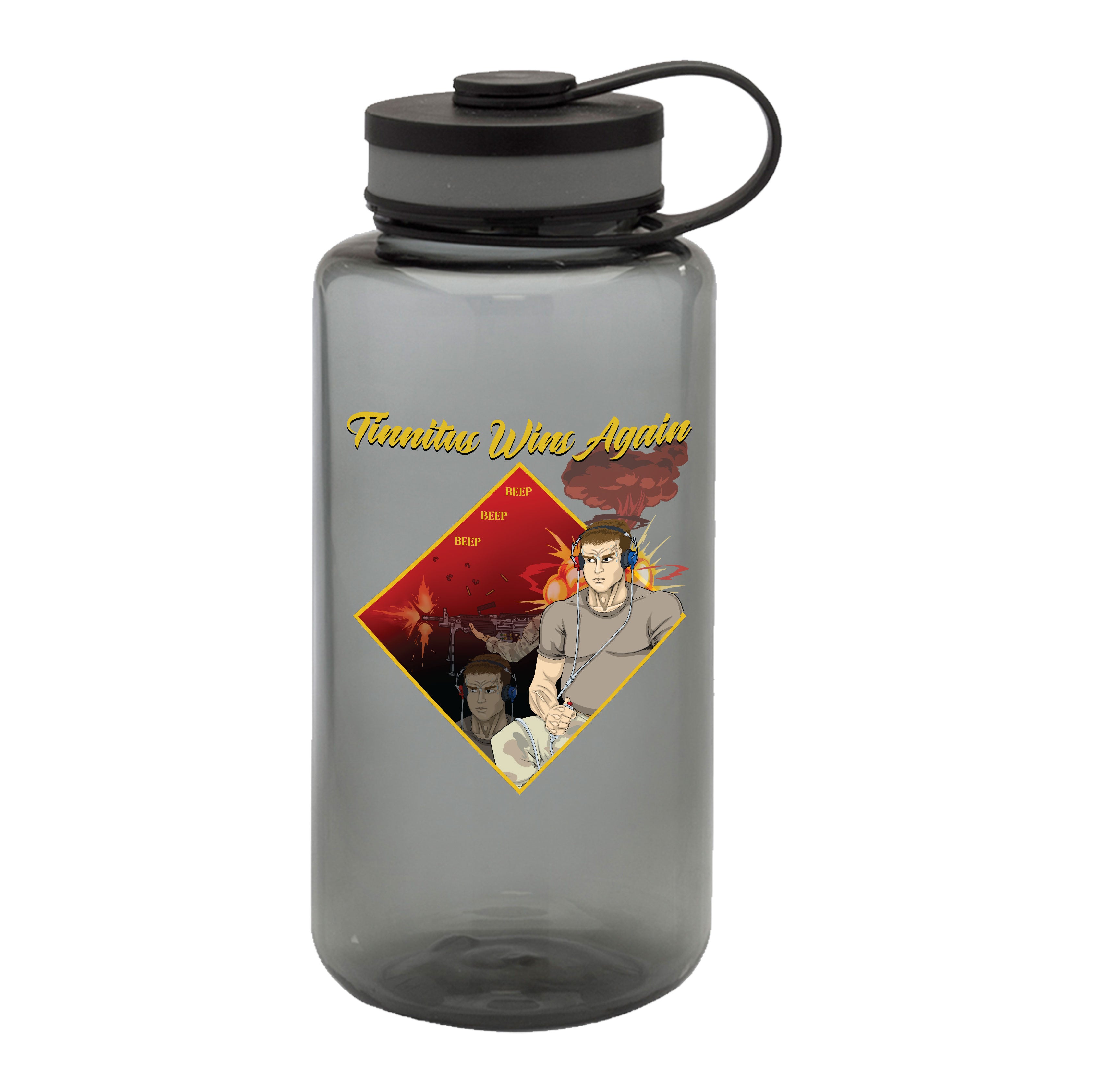 Tinnitus Wins Again Water Bottle