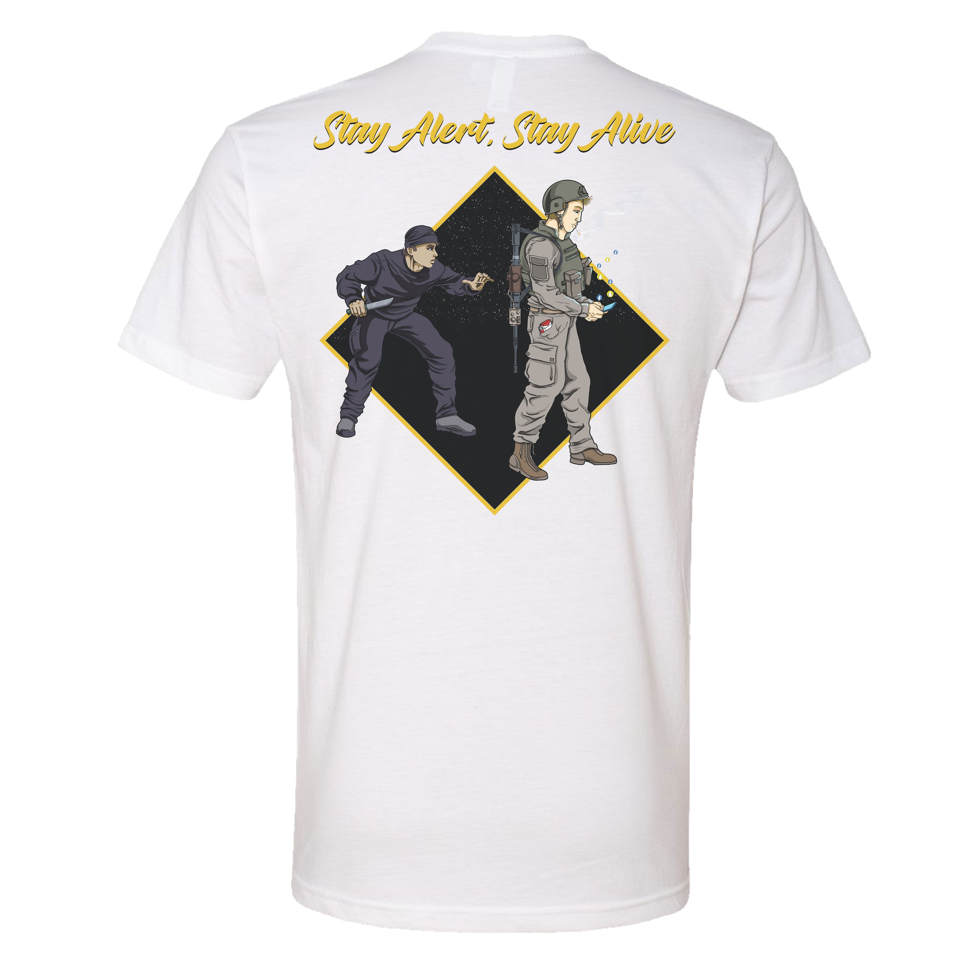 Stay Alive Stay Alert Tee