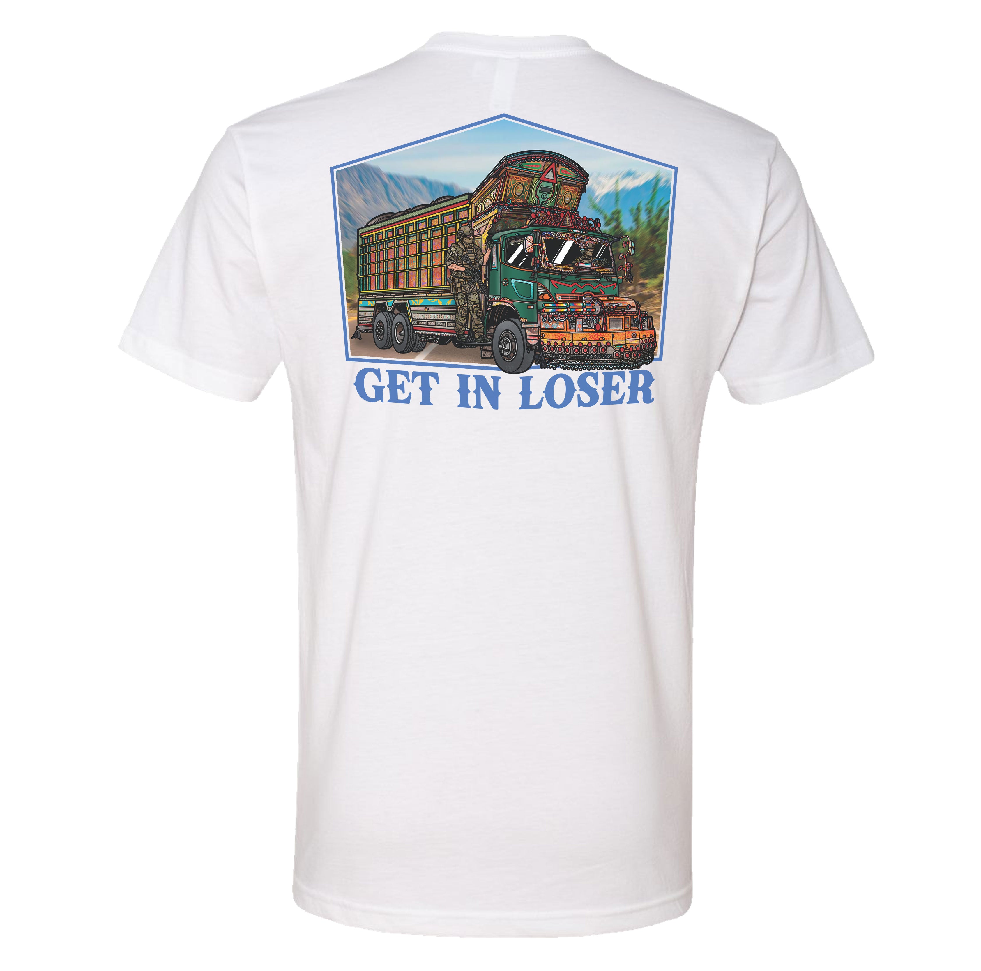 Jingle Truck Blue Tee